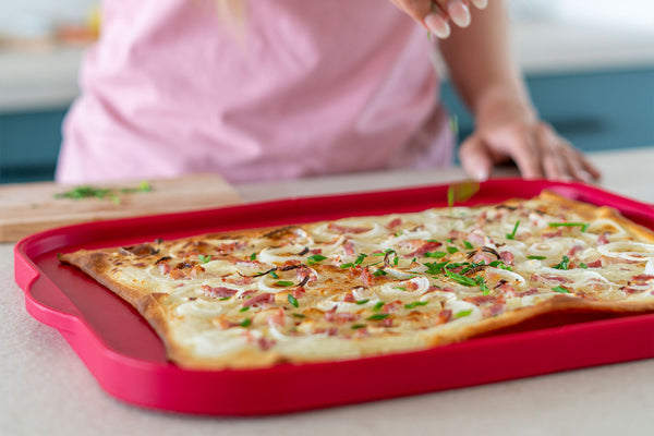 Klassischer Flammkuchen