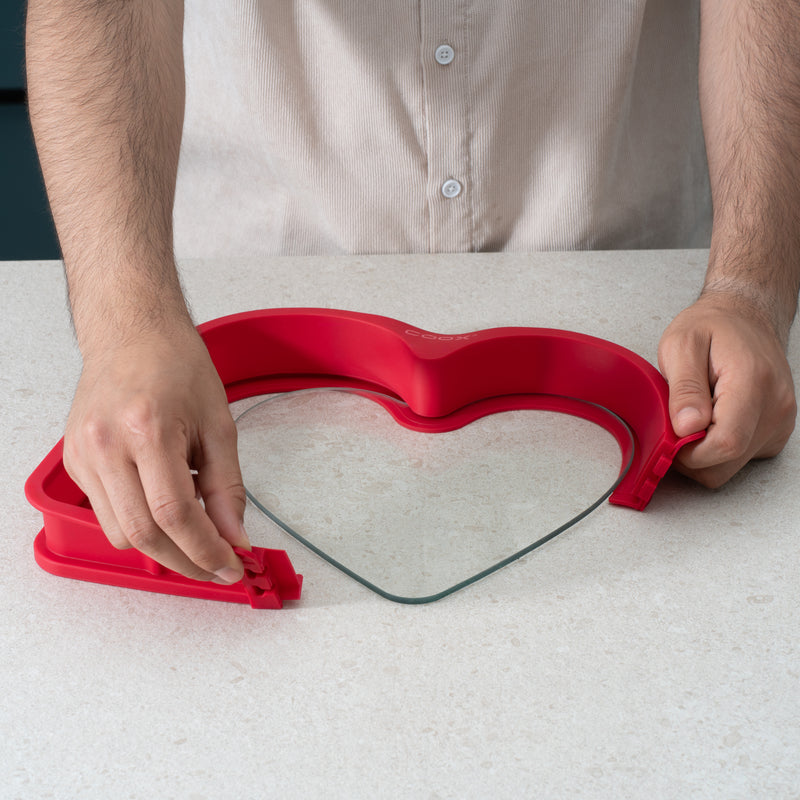 NEU & Limitiert: Springform Herz mit Glasboden 22 cm