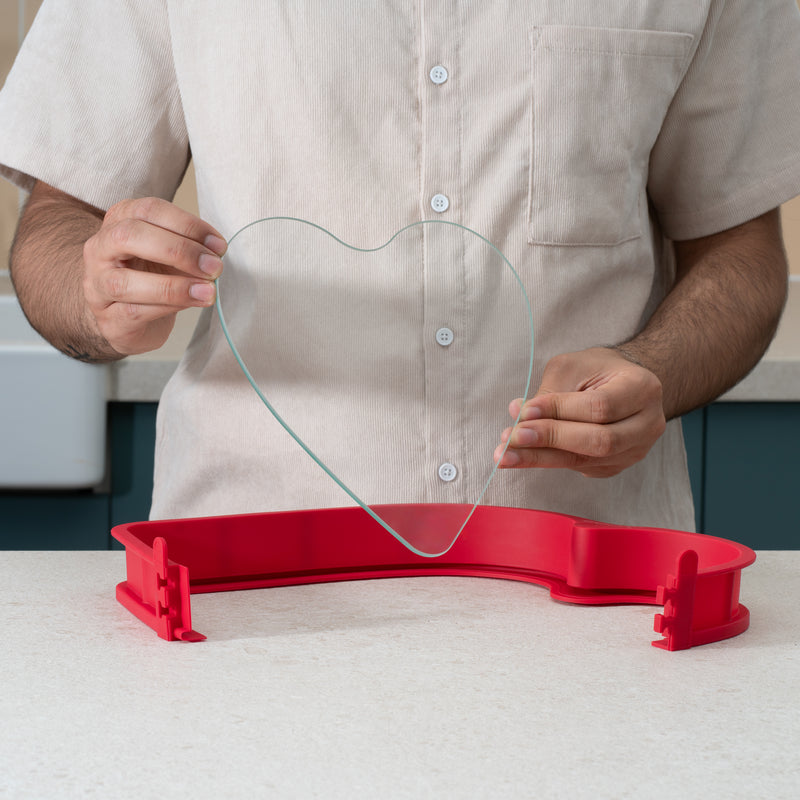 NEU & Limitiert: Springform Herz mit Glasboden 22 cm