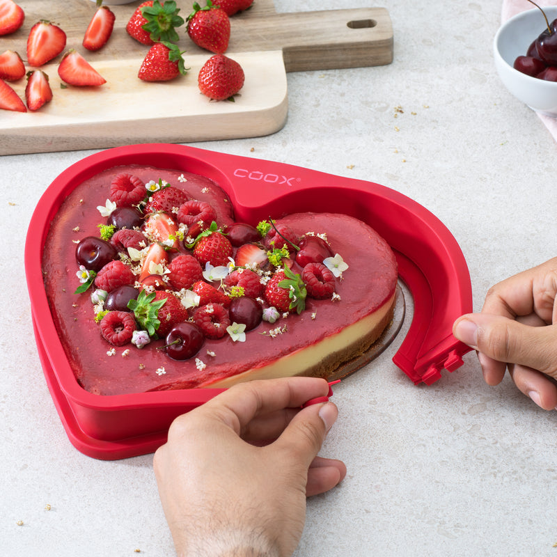 NEU & Limitiert: Springform Herz mit Glasboden 22 cm