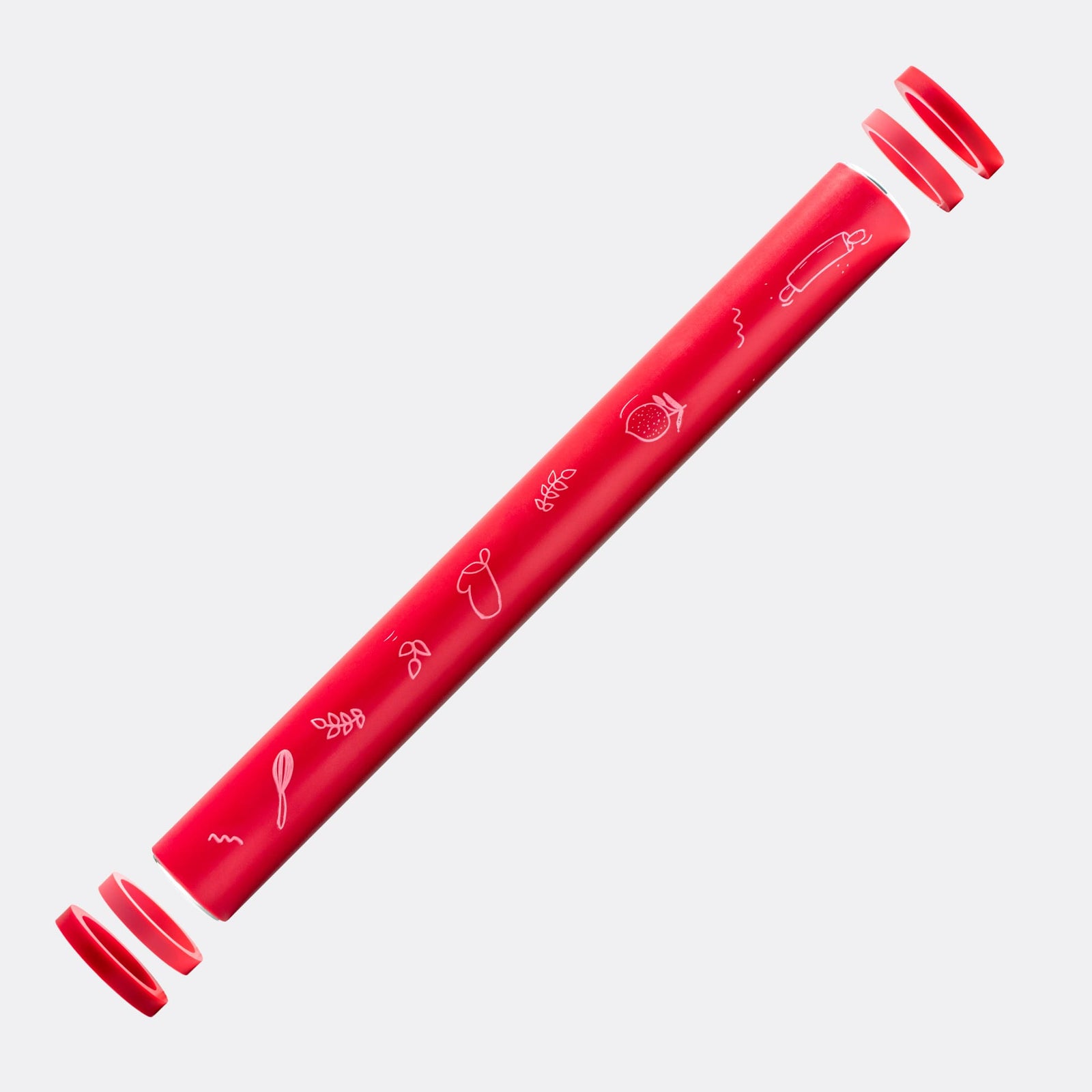 coox® Silikon-Teigroller mit Abstandshaltern online kaufen
